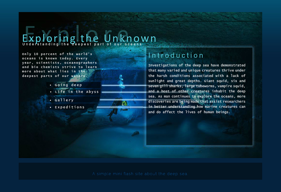 Deep Sea, in Multimedia