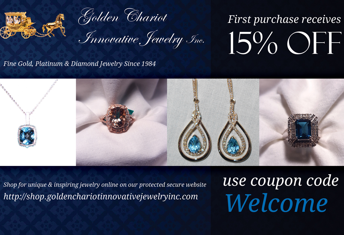 Golden Chariot Jewelry, in Print