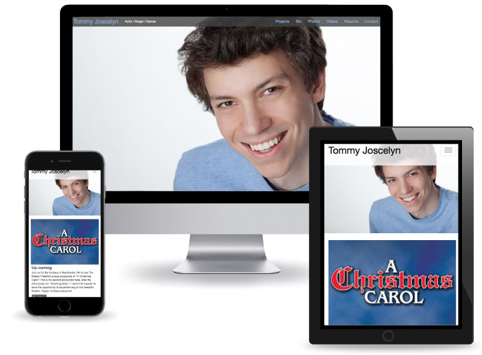 image of desktop and mobile layout